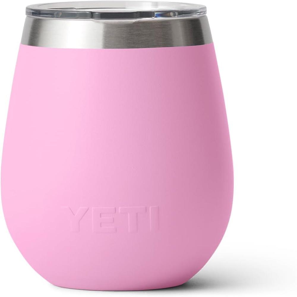 YETI RAMBLER VASO DE VINO DE 10 OZ DE ACERO INOXIDABLE CON TAPA MAGSLIDER | ROSADO - 5