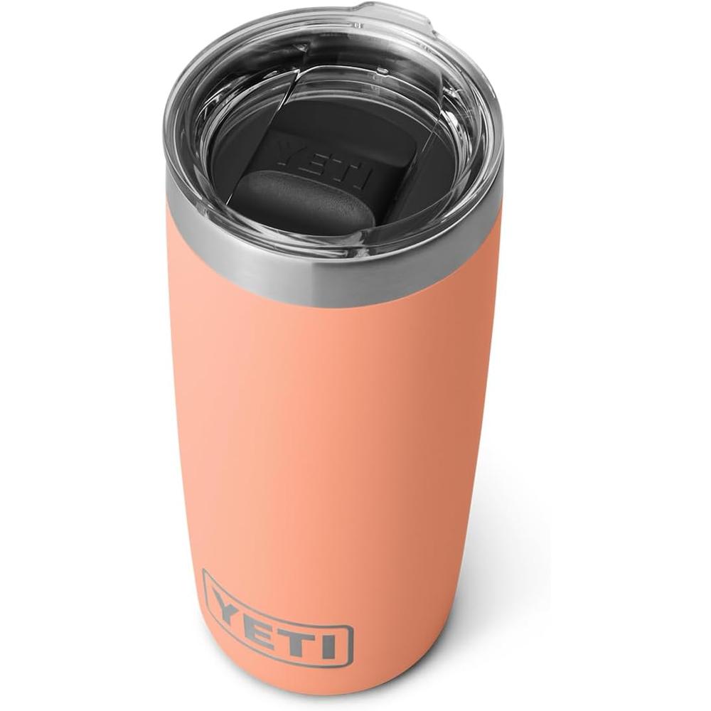 YETI RAMBLER VASO DE 10 OZ DE ACERO INOXIDABLE Y TAPA MAGSLIDER | MELOCOTÓN - 1