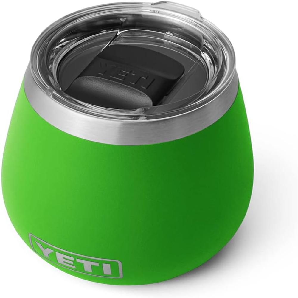 YETI RAMBLER VASO DE VINO DE 10 OZ DE ACERO INOXIDABLE CON TAPA MAGSLIDER | VERDE - 1