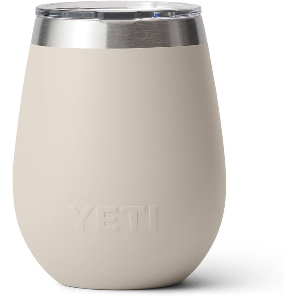 YETI RAMBLER VASO DE VINO DE 10 OZ DE ACERO INOXIDABLE CON TAPA MAGSLIDER | CREMA - 5
