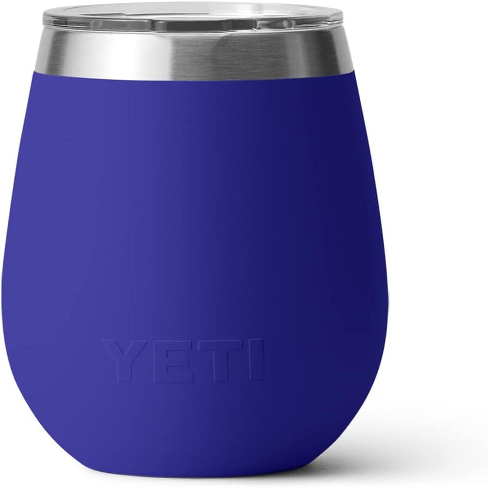 YETI RAMBLER VASO DE VINO DE 10 OZ DE ACERO INOXIDABLE CON TAPA MAGSLIDER | AZUL OSCURO - 5