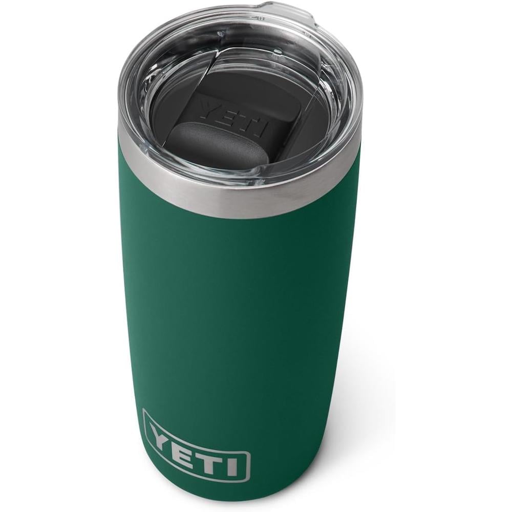 YETI RAMBLER VASO DE 10 OZ DE ACERO INOXIDABLE Y TAPA MAGSLIDER | VERDE JADE - 1
