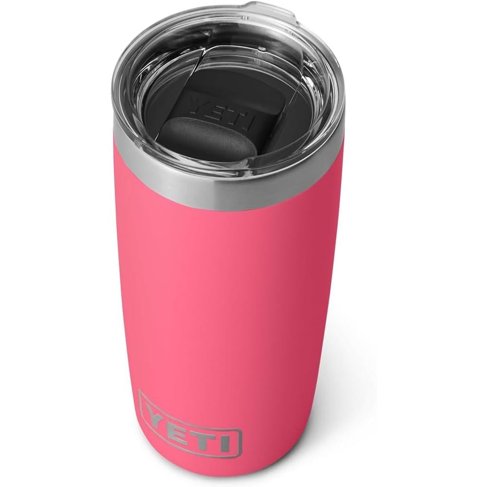 YETI RAMBLER VASO DE 10 OZ DE ACERO INOXIDABLE Y TAPA MAGSLIDER | ROSADO - 1