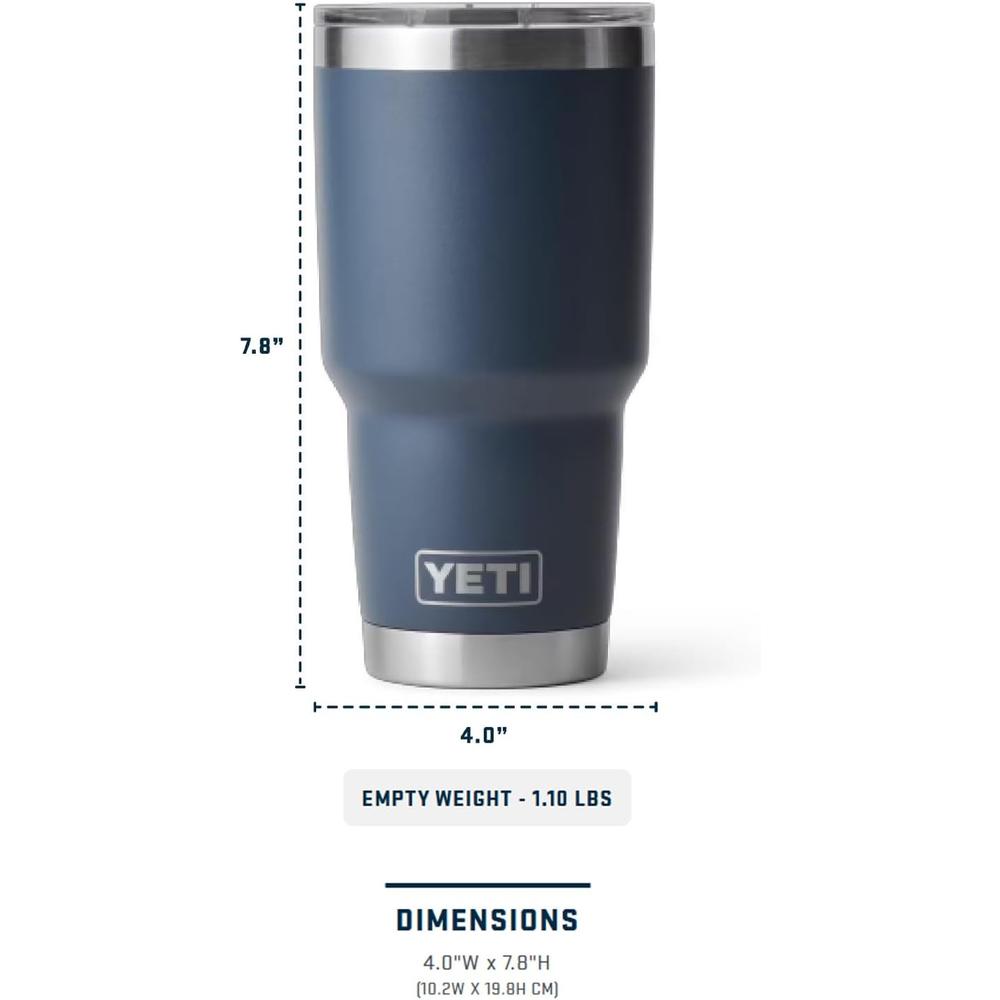 YETI RAMBLER VASO DE 30 OZ DE ACERO INOXIDABLE Y TAPA MAGSLIDER | CAMUFLAJE - 6