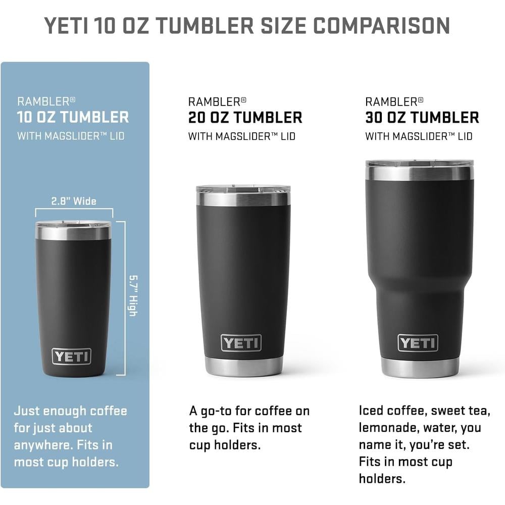 YETI RAMBLER VASO DE 10 OZ DE ACERO INOXIDABLE Y TAPA MAGSLIDER | CAMUFLAJE - 2
