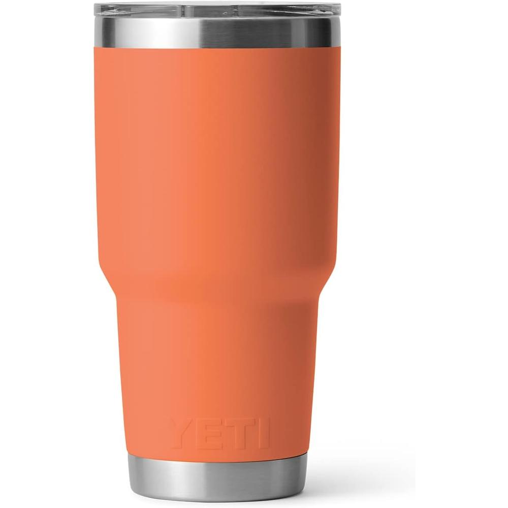 YETI RAMBLER VASO DE 30 OZ DE ACERO INOXIDABLE Y TAPA MAGSLIDER | NARANJA ARCILLA - 4