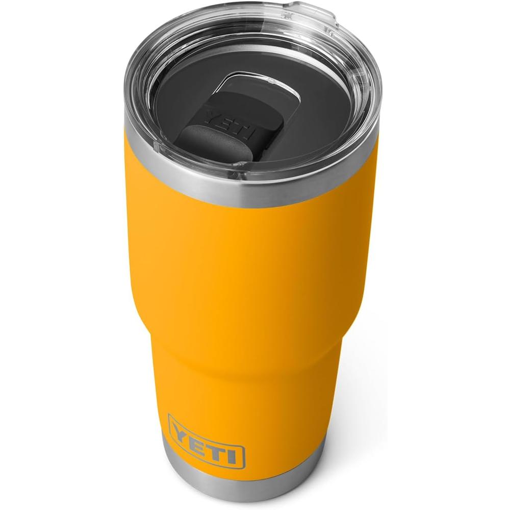 YETI RAMBLER VASO DE 30 OZ DE ACERO INOXIDABLE Y TAPA MAGSLIDER | ANARANJADO - 1