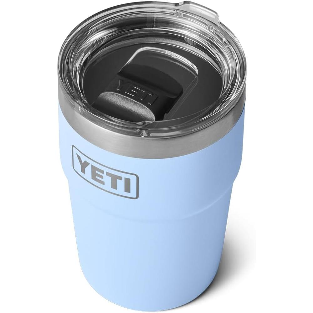 YETI RAMBLER VASO DE 16 OZ DE ACERO INOXIDABLE CON TAPA MAGSLIDER | CELESTE - 1