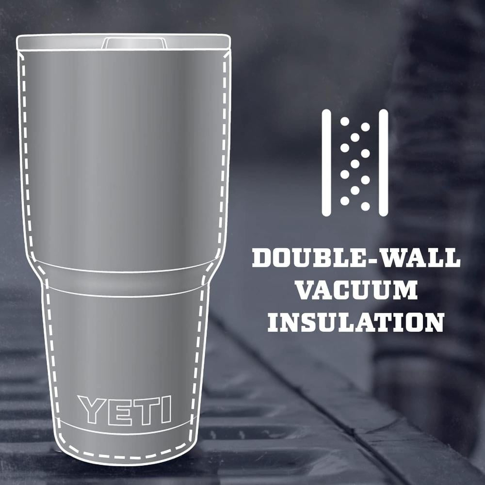 YETI RAMBLER VASO DE 30 OZ DE ACERO INOXIDABLE Y TAPA MAGSLIDER | MORADO - 3