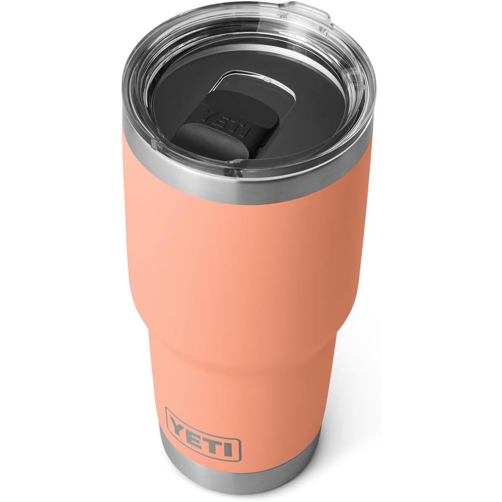 YETI RAMBLER VASO DE 30 OZ DE ACERO INOXIDABLE Y TAPA MAGSLIDER | MELOCOTÓN - 1