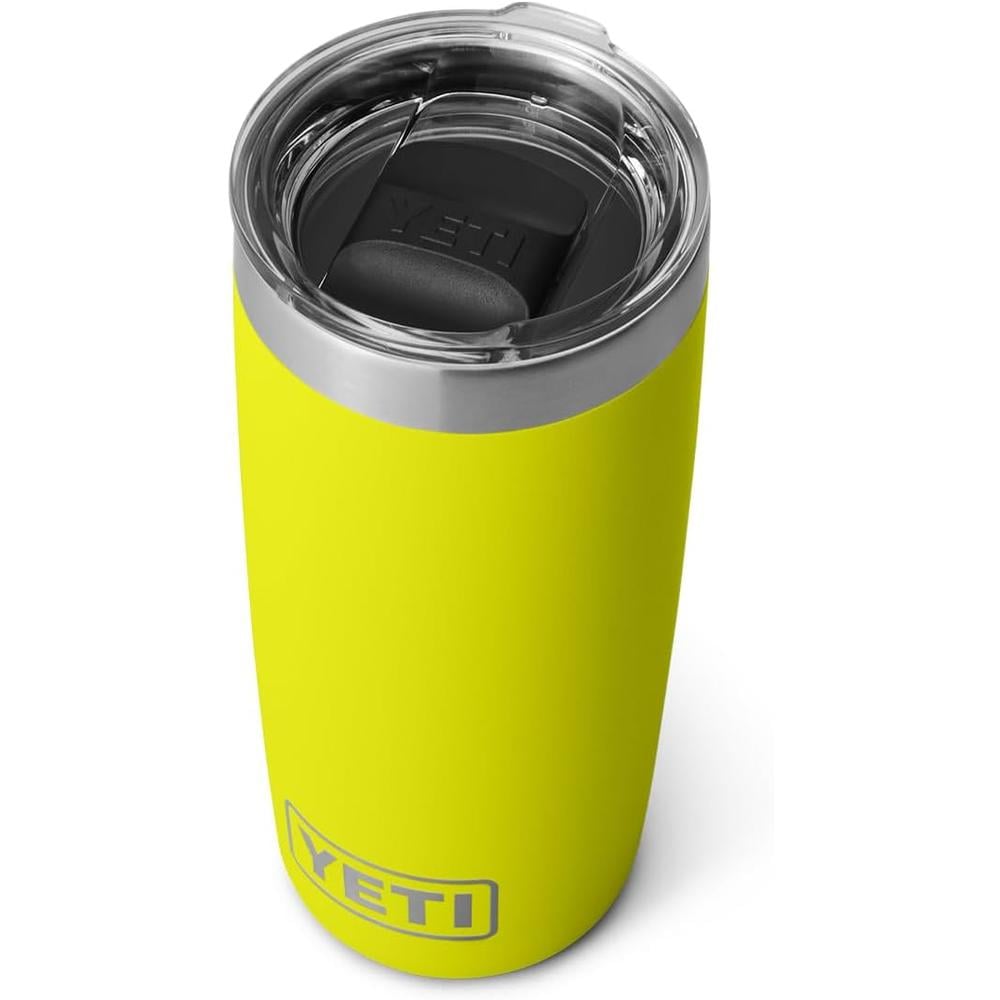 YETI RAMBLER VASO DE 10 OZ DE ACERO INOXIDABLE Y TAPA MAGSLIDER | AMARILLO - 1