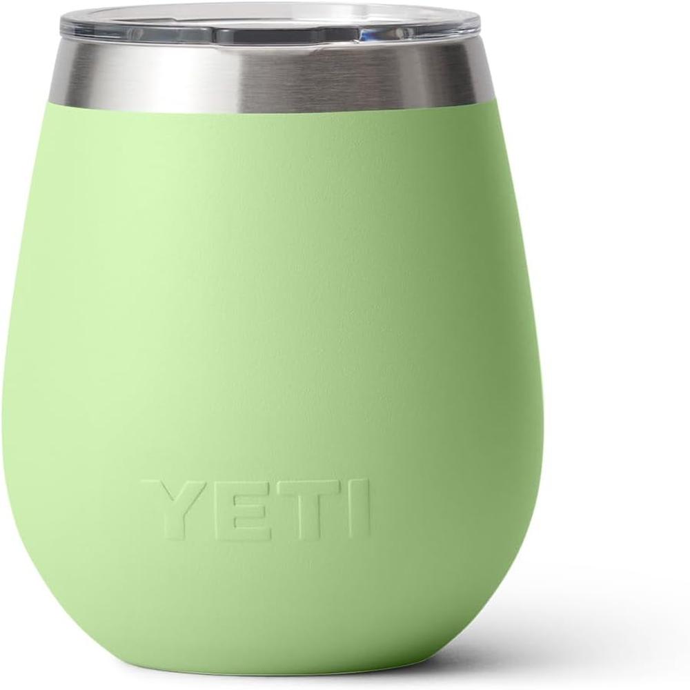 YETI RAMBLER VASO DE VINO DE 10 OZ DE ACERO INOXIDABLE CON TAPA MAGSLIDER | VERDE LIMÓN - 5