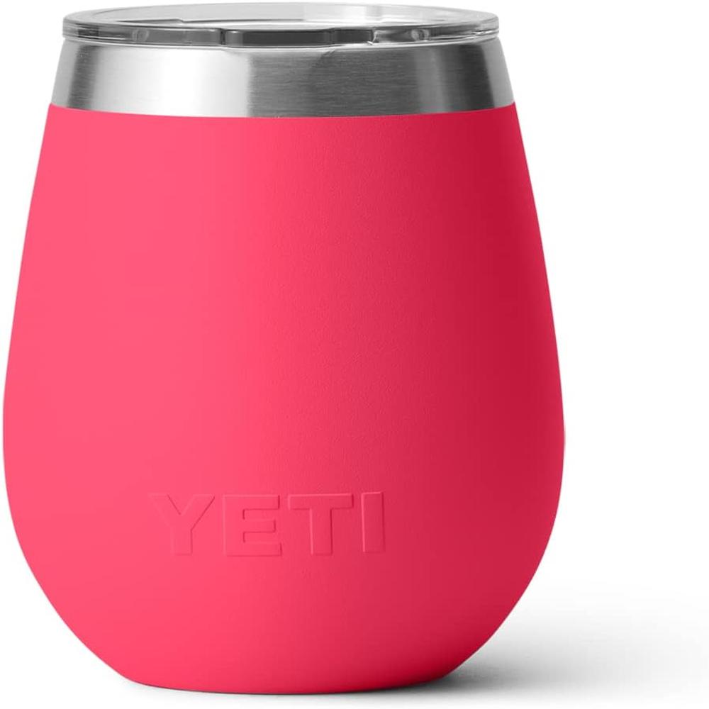 YETI RAMBLER VASO DE VINO DE 10 OZ DE ACERO INOXIDABLE CON TAPA MAGSLIDER | ROSA FUERTE - 5