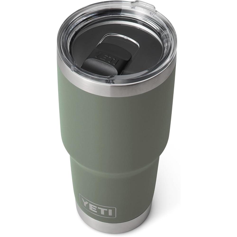 YETI RAMBLER VASO DE 30 OZ DE ACERO INOXIDABLE Y TAPA MAGSLIDER | VERDE OLIVO - 4