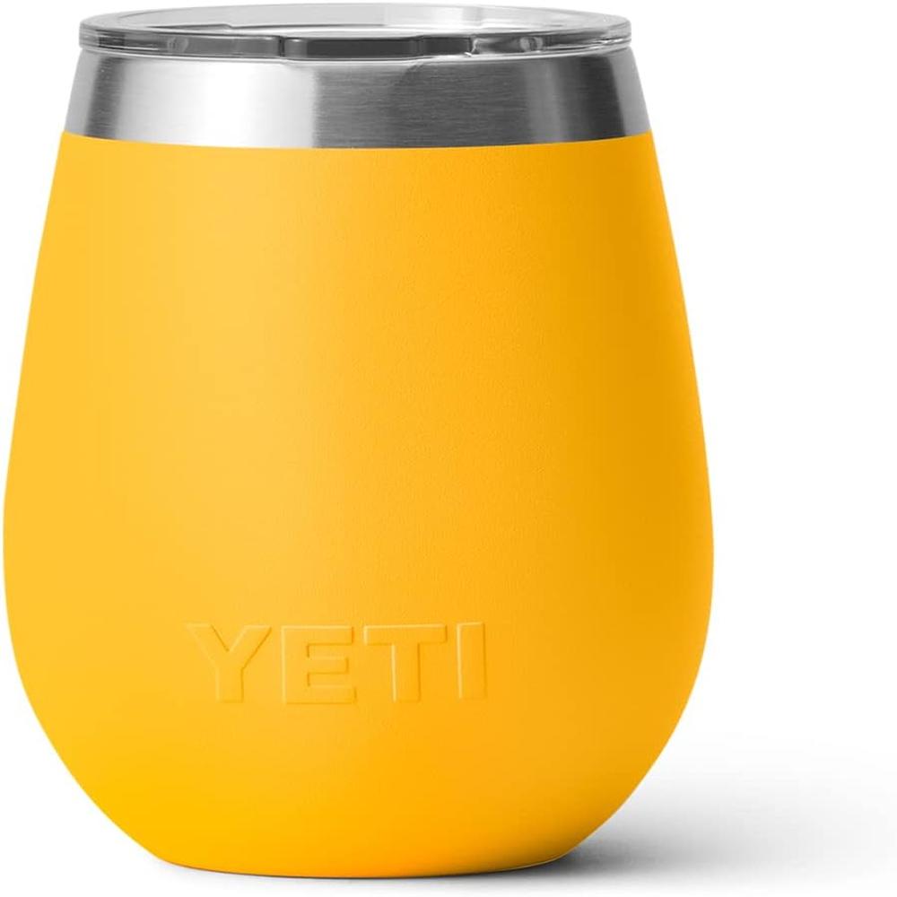 YETI RAMBLER VASO DE VINO DE 10 OZ DE ACERO INOXIDABLE CON TAPA MAGSLIDER | AMARILLO - 5