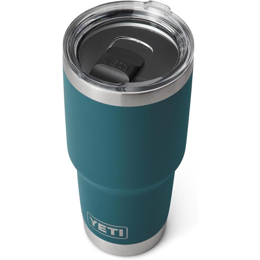 YETI RAMBLER VASO DE 30 OZ DE ACERO INOXIDABLE Y TAPA MAGSLIDER | VERDE JADE - 1