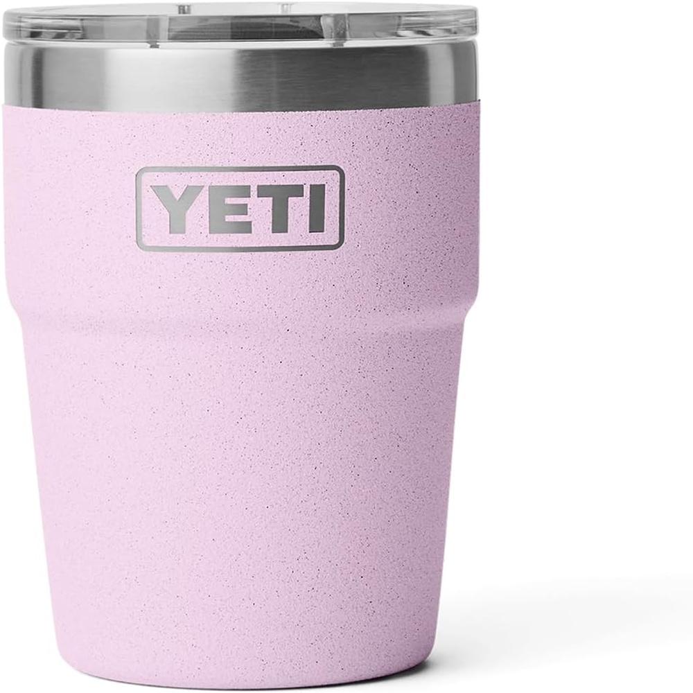 YETI RAMBLER VASO DE 16 OZ DE ACERO INOXIDABLE CON TAPA MAGSLIDER | ROSA BEBÉ - 3
