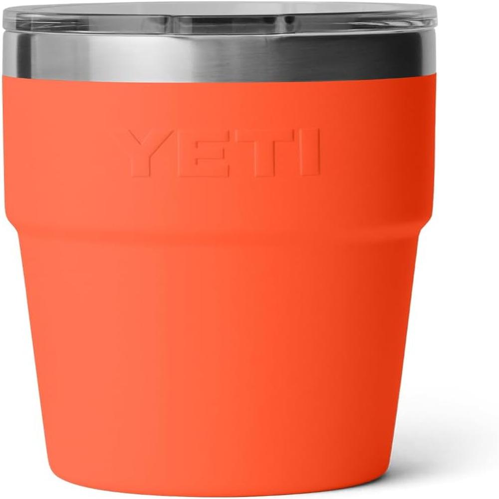 YETI RAMBLER VASO DE 16 OZ DE ACERO INOXIDABLE CON TAPA MAGSLIDER | NARANJA OSCURO - 5