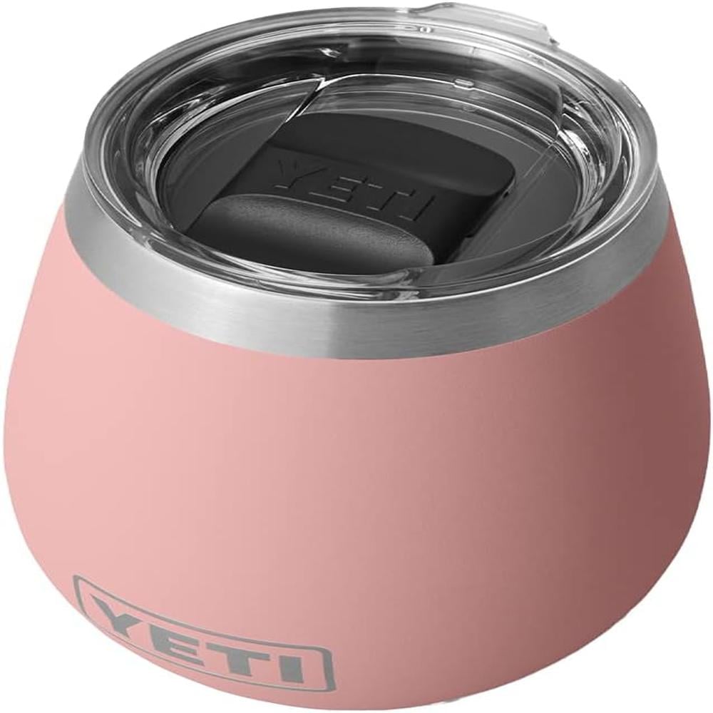 YETI RAMBLER VASO DE VINO DE 10 OZ DE ACERO INOXIDABLE CON TAPA MAGSLIDER | PALO ROSA - 1