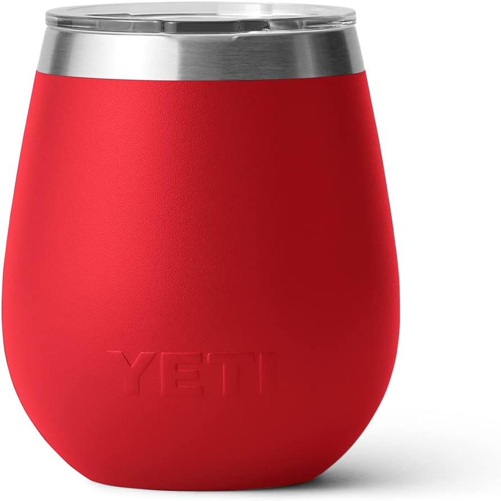 YETI RAMBLER VASO DE VINO DE 10 OZ DE ACERO INOXIDABLE CON TAPA MAGSLIDER | ROJO - 5
