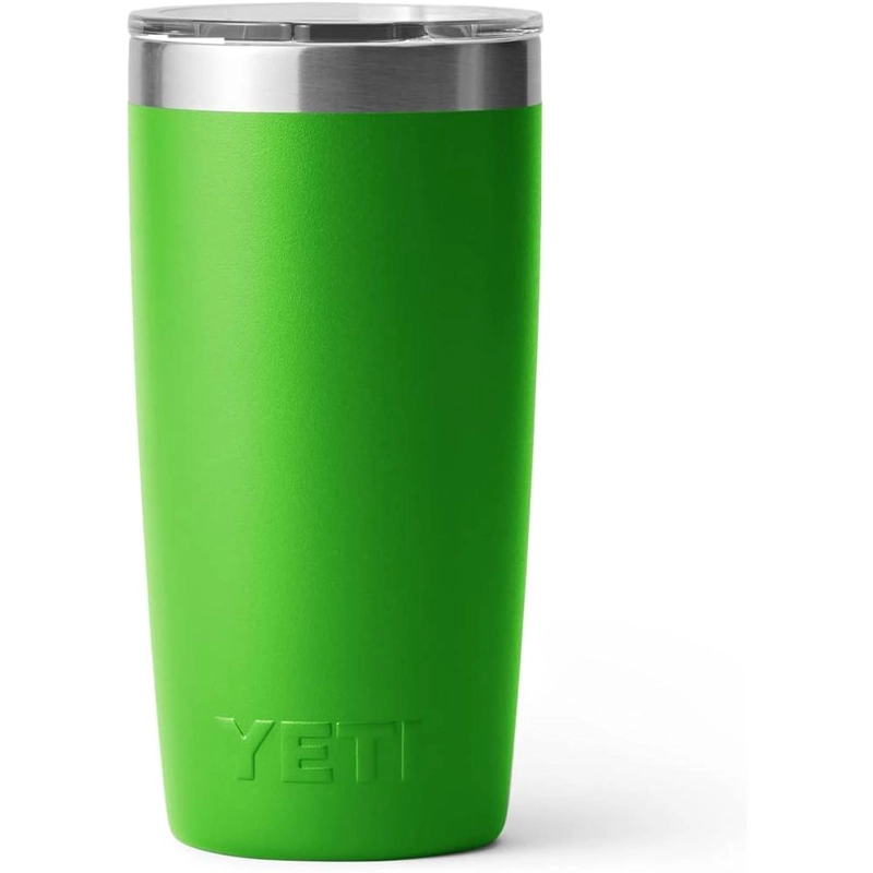 YETI RAMBLER VASO DE 10 OZ DE ACERO INOXIDABLE Y TAPA MAGSLIDER | VERDE - 5
