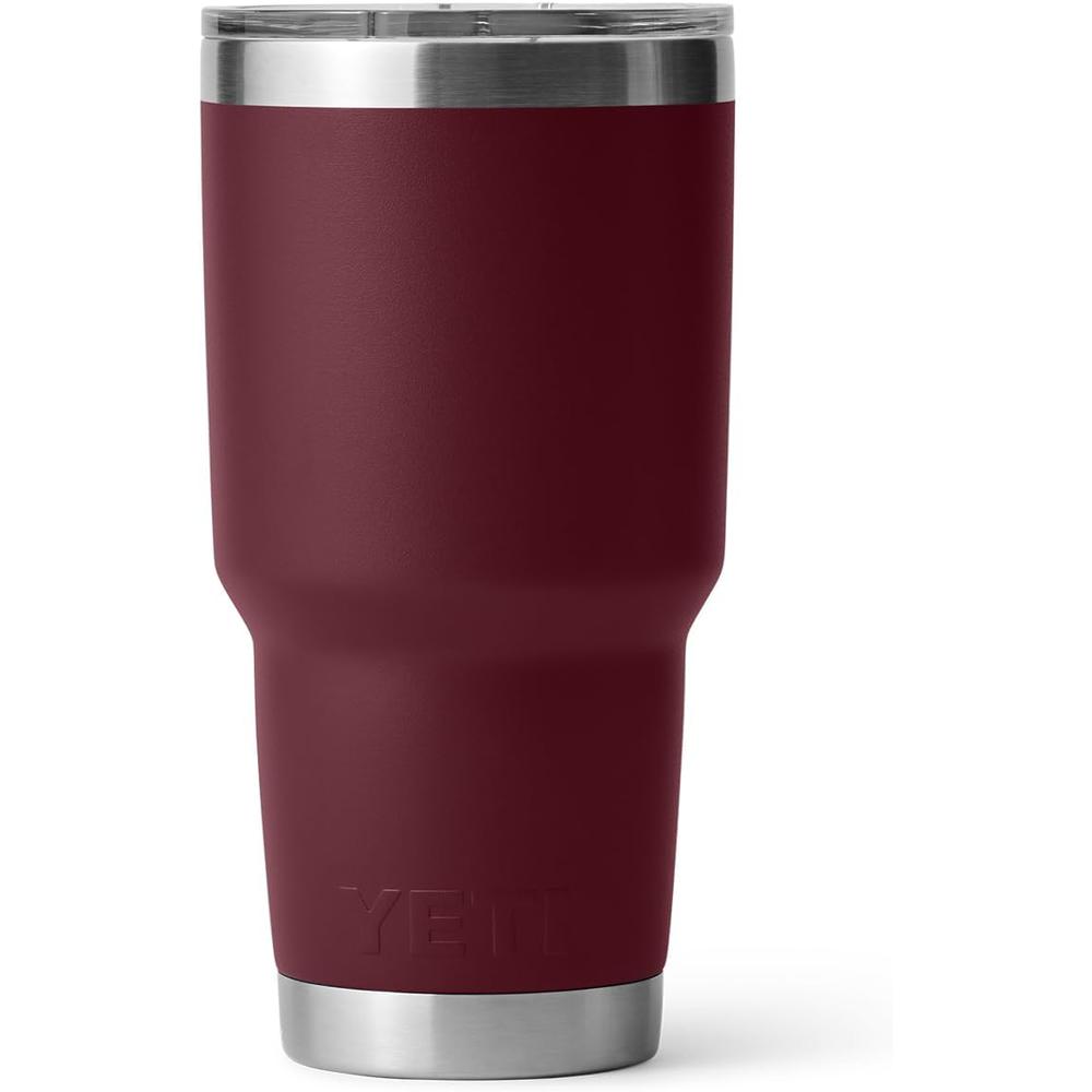 YETI RAMBLER VASO DE 30 OZ DE ACERO INOXIDABLE Y TAPA MAGSLIDER | GUINDA - 5