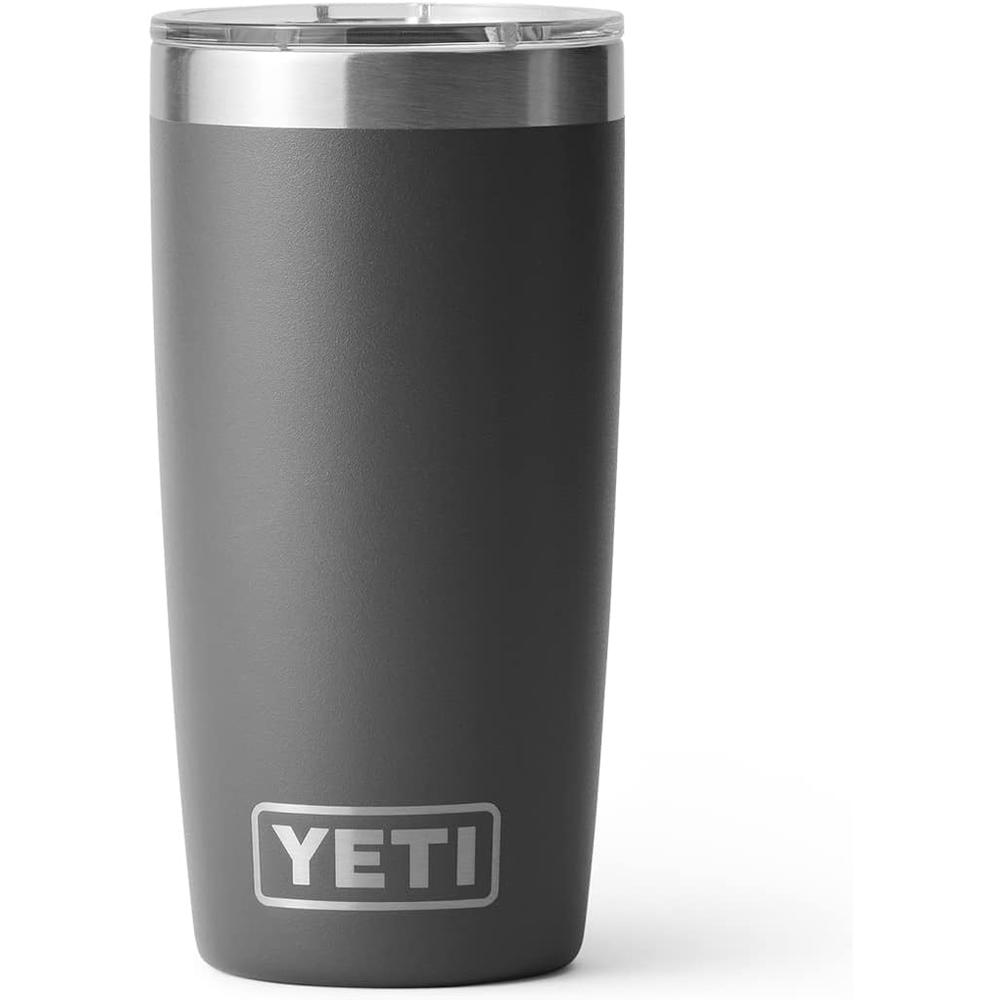 YETI RAMBLER VASO DE 10 OZ DE ACERO INOXIDABLE Y TAPA MAGSLIDER | GRIS - 3