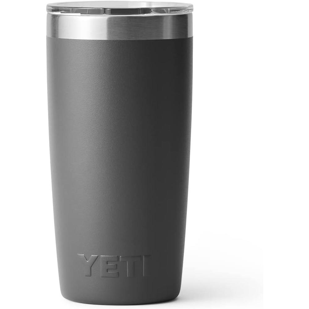 YETI RAMBLER VASO DE 10 OZ DE ACERO INOXIDABLE Y TAPA MAGSLIDER | GRIS - 4