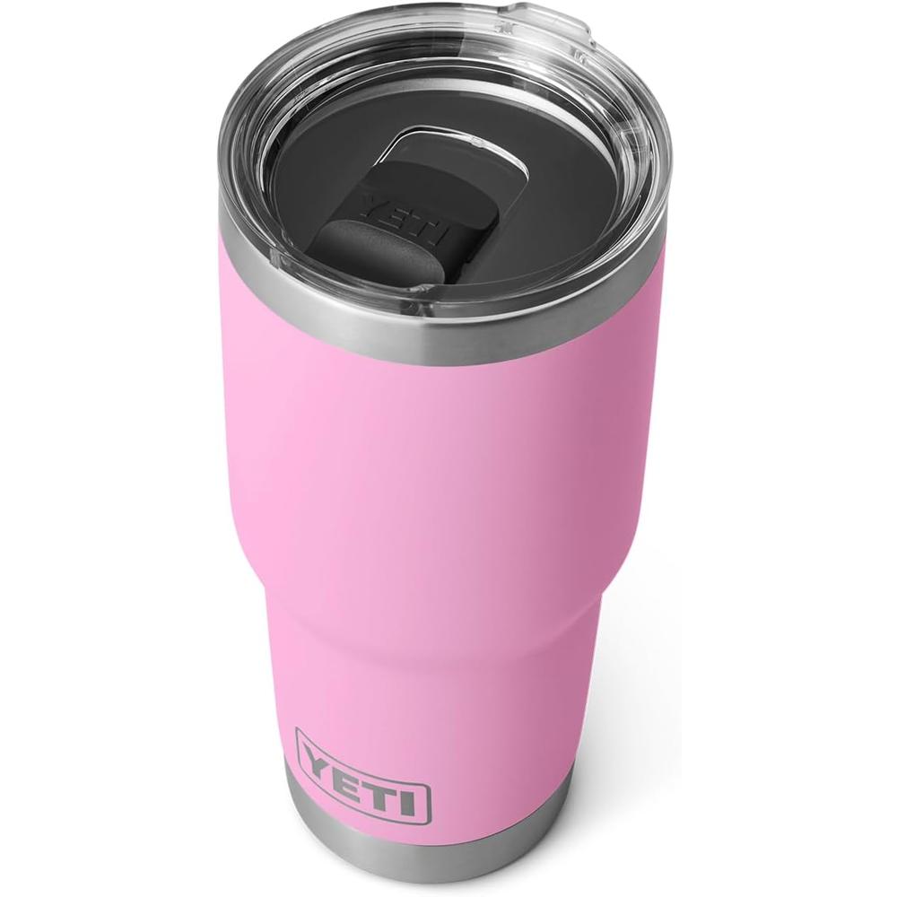 YETI RAMBLER VASO DE 30 OZ DE ACERO INOXIDABLE Y TAPA MAGSLIDER | ROSADO - 1