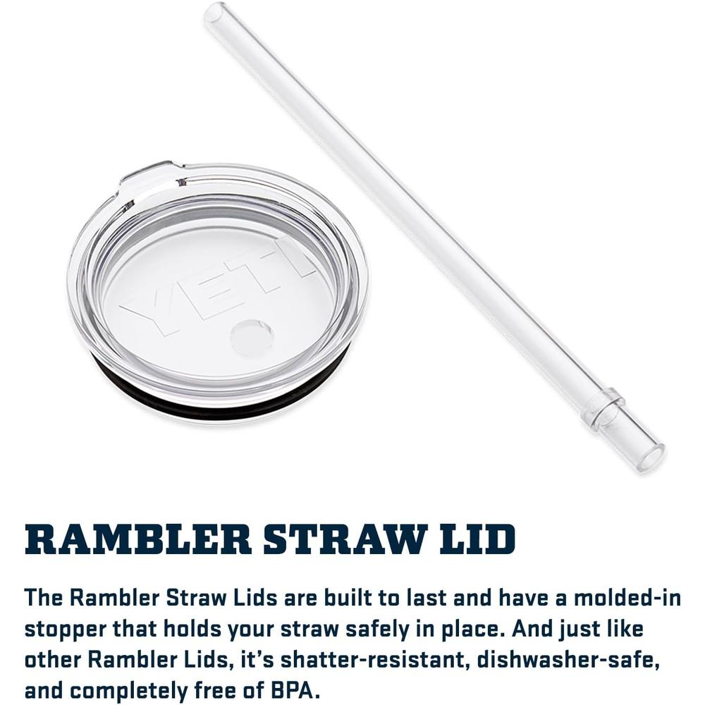 YETI RAMBLER REPUESTO DE VASO CON TAPA DE CAÑITA PARA VASO DE 20 OZ - 5