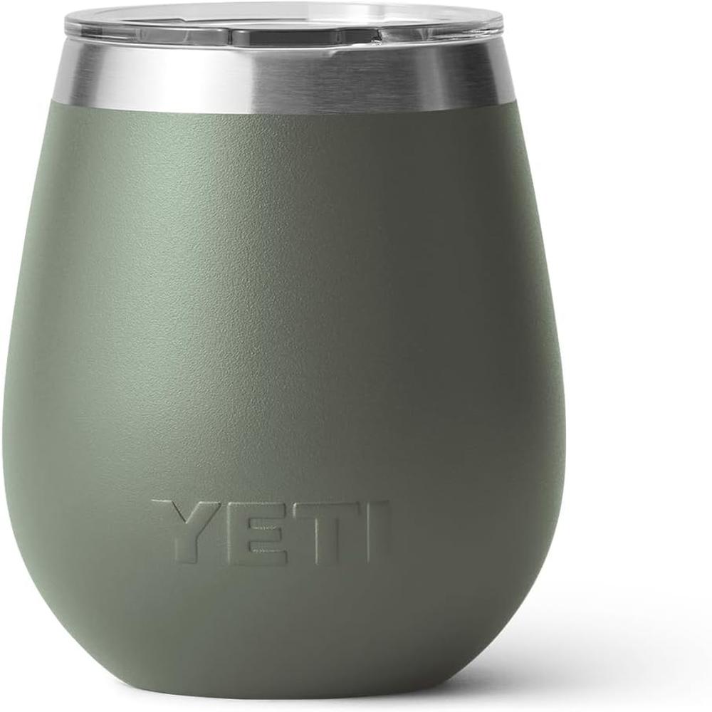 YETI RAMBLER VASO DE VINO DE 10 OZ DE ACERO INOXIDABLE CON TAPA MAGSLIDER | VERDE OLIVO - 5