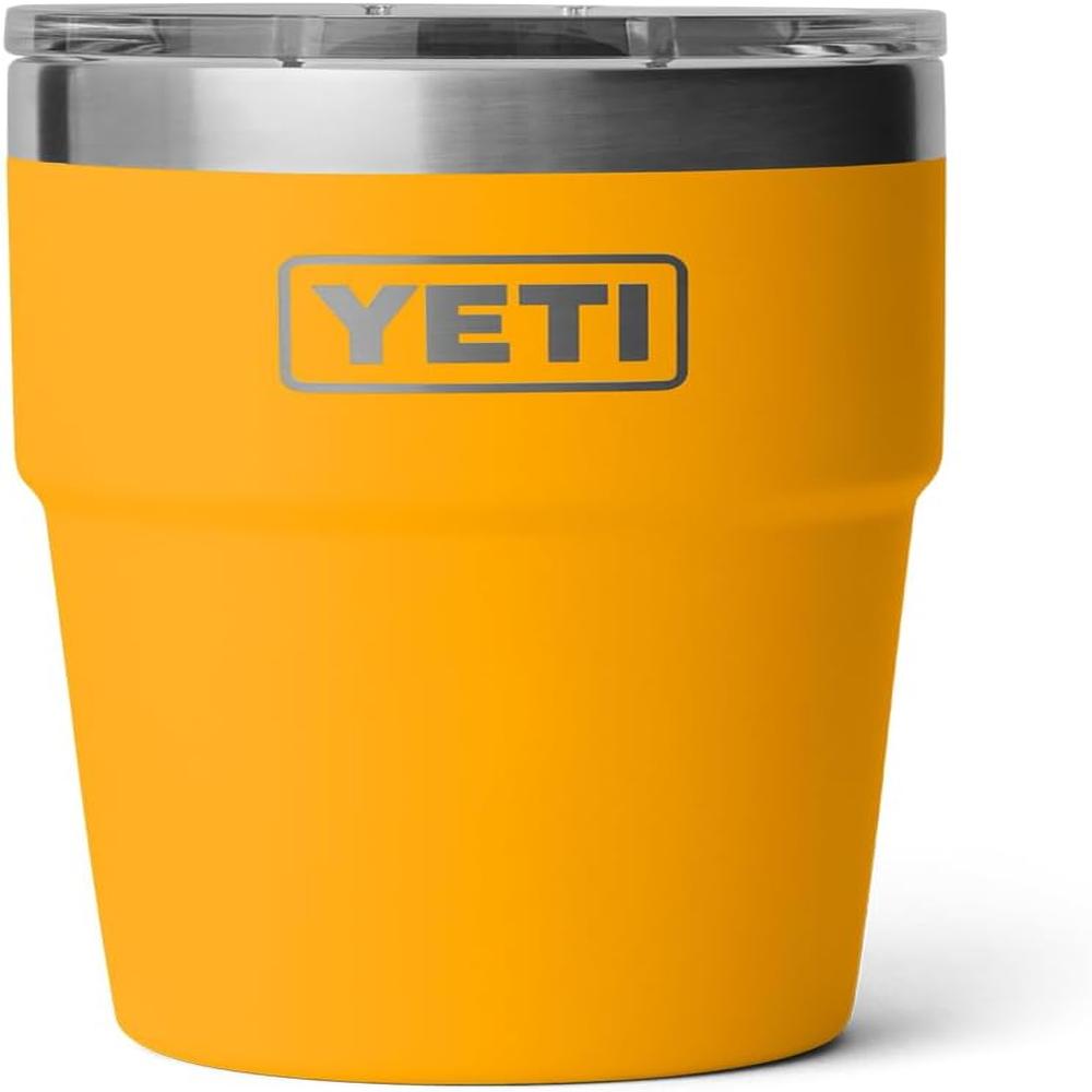 YETI RAMBLER VASO DE 16 OZ DE ACERO INOXIDABLE CON TAPA MAGSLIDER | VERDE ANARANJADO - 3
