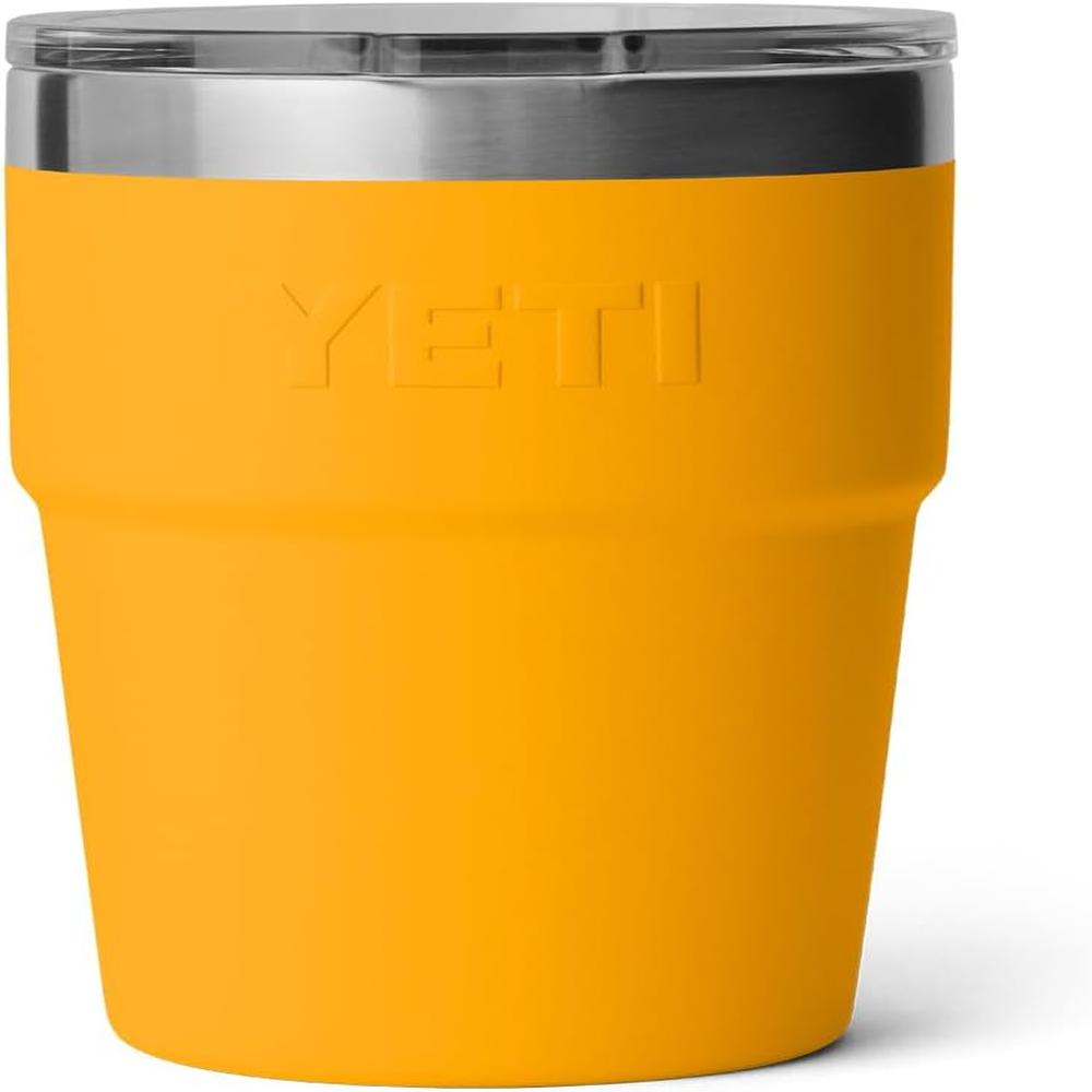 YETI RAMBLER VASO DE 16 OZ DE ACERO INOXIDABLE CON TAPA MAGSLIDER | VERDE ANARANJADO - 5