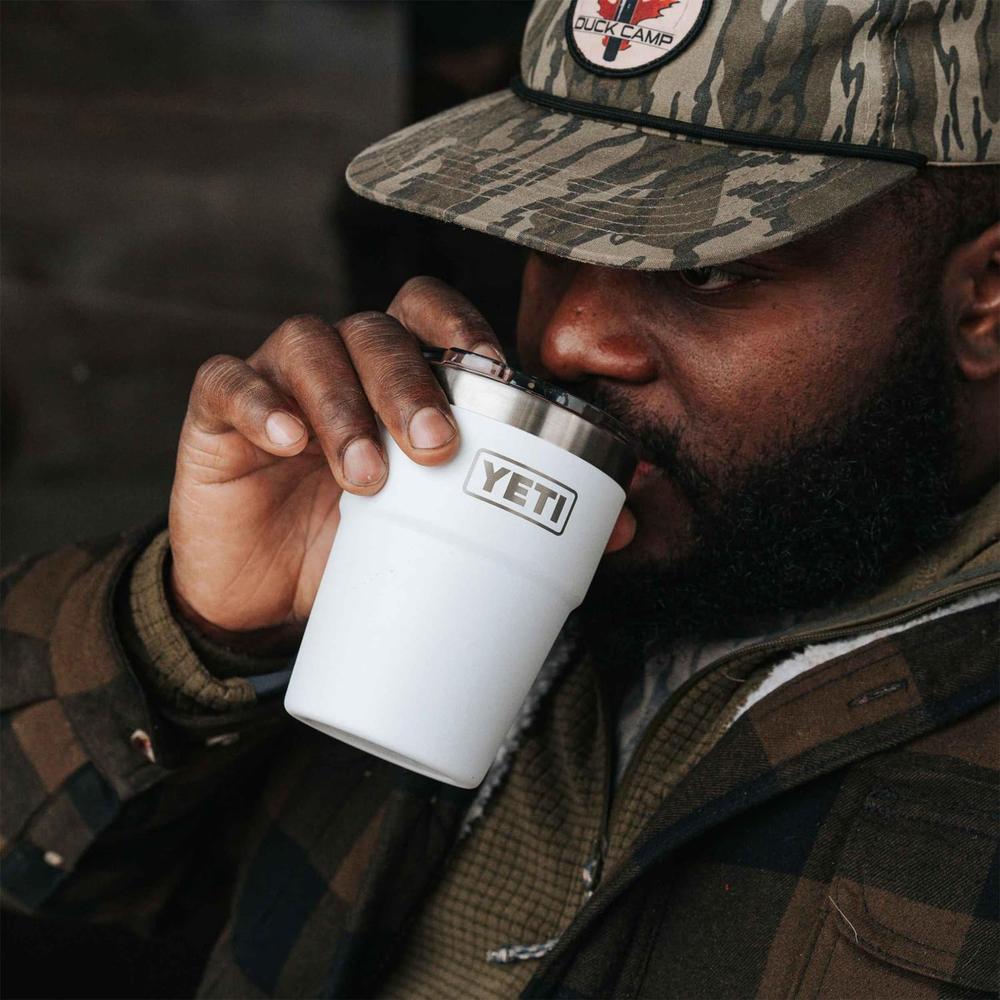 YETI RAMBLER VASO DE 16 OZ DE ACERO INOXIDABLE CON TAPA MAGSLIDER | VERDE ANARANJADO - 6