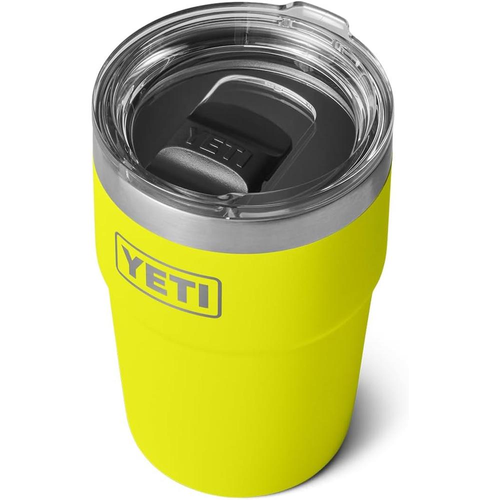 YETI RAMBLER VASO DE 16 OZ DE ACERO INOXIDABLE CON TAPA MAGSLIDER | AMARILLO - 1