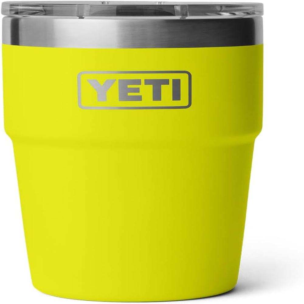 YETI RAMBLER VASO DE 16 OZ DE ACERO INOXIDABLE CON TAPA MAGSLIDER | AMARILLO - 3