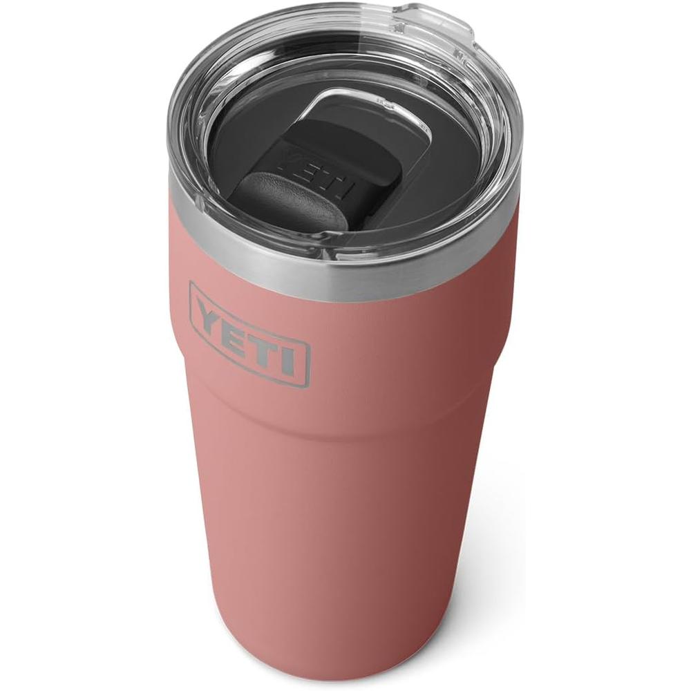 YETI RAMBLER VASO DE 20 OZ DE ACERO INOXIDABLE Y TAPA MAGSLIDER | PALO ROSA - 1