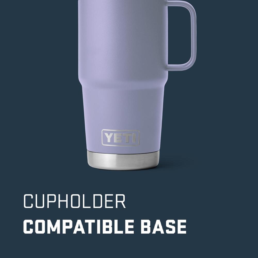 YETI RAMBLER VASO DE 20 OZ DE ACERO INOXIDABLE Y TAPA STRONGHOLD | LILA - 3