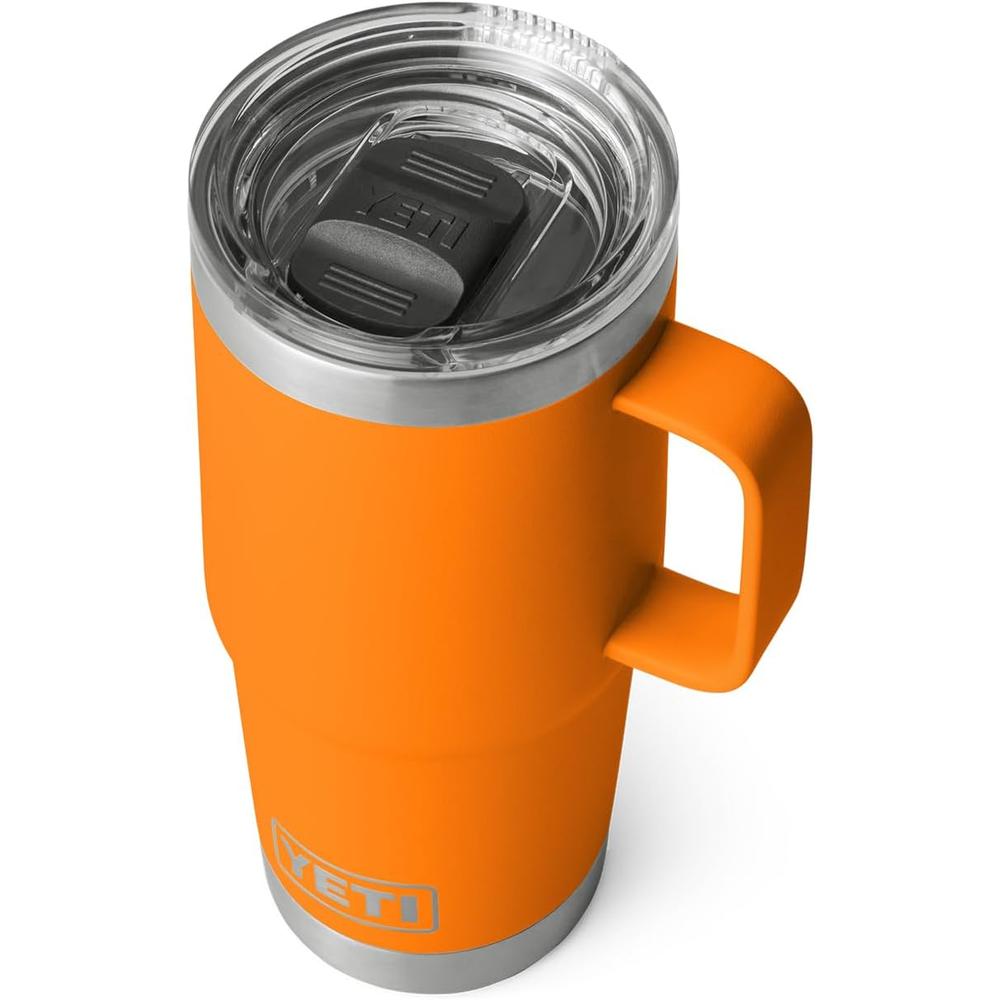 YETI RAMBLER VASO DE 20 OZ DE ACERO INOXIDABLE Y TAPA STRONGHOLD | NARANJA - 1