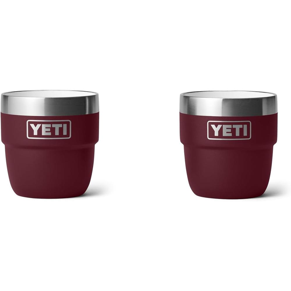 YETI RAMBLER PACK 2 VASOS S DE 4 OZ DE ACERO INOXIDABLE PARA EXPRESO | ROJO - 1