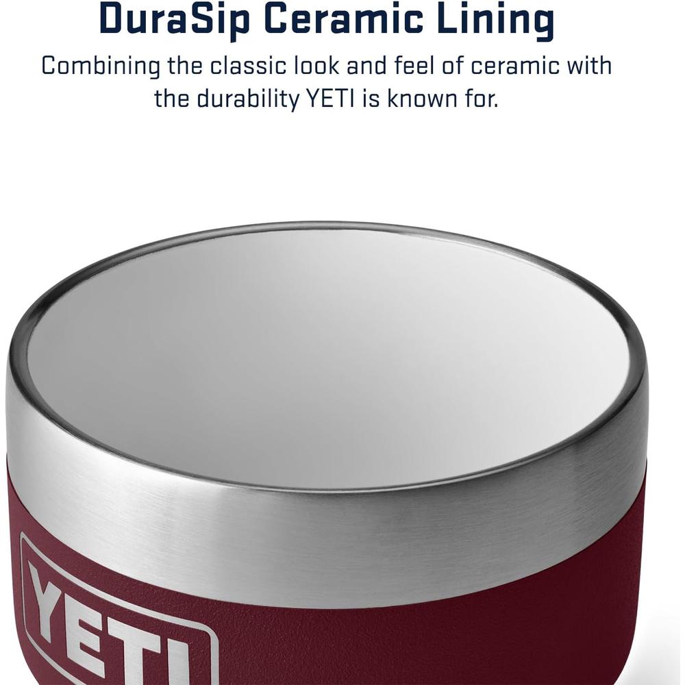 YETI RAMBLER PACK 2 VASOS S DE 4 OZ DE ACERO INOXIDABLE PARA EXPRESO | ROJO - 3