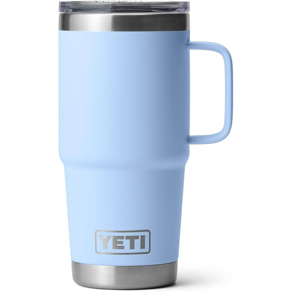 YETI RAMBLER VASO DE 20 OZ DE ACERO INOXIDABLE Y TAPA STRONGHOLD | CELESTE - 4