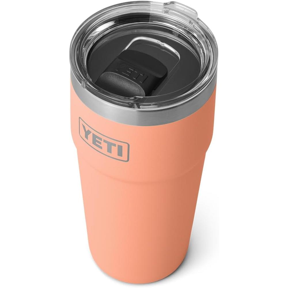 YETI RAMBLER VASO DE 20 OZ DE ACERO INOXIDABLE Y TAPA MAGSLIDER | MELOCOTÓN - 1
