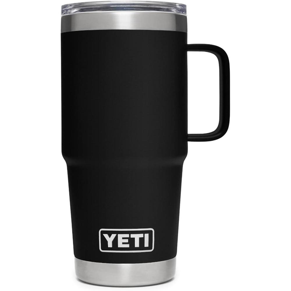 YETI RAMBLER VASO DE 20 OZ DE ACERO INOXIDABLE Y TAPA STRONGHOLD | NEGRO - 3