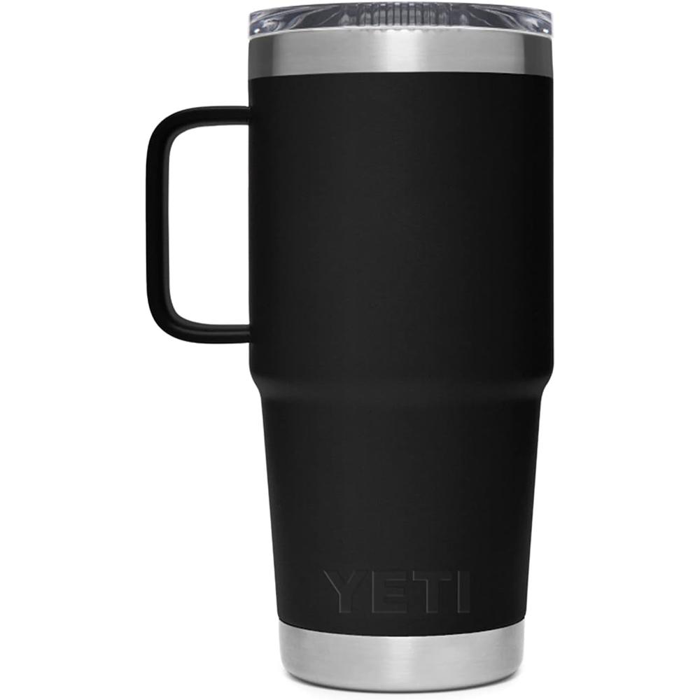 YETI RAMBLER VASO DE 20 OZ DE ACERO INOXIDABLE Y TAPA STRONGHOLD | NEGRO - 5