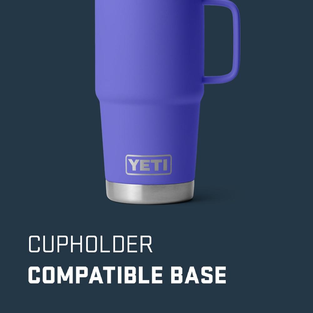 YETI RAMBLER VASO DE 20 OZ DE ACERO INOXIDABLE Y TAPA STRONGHOLD | VIOLETA - 3