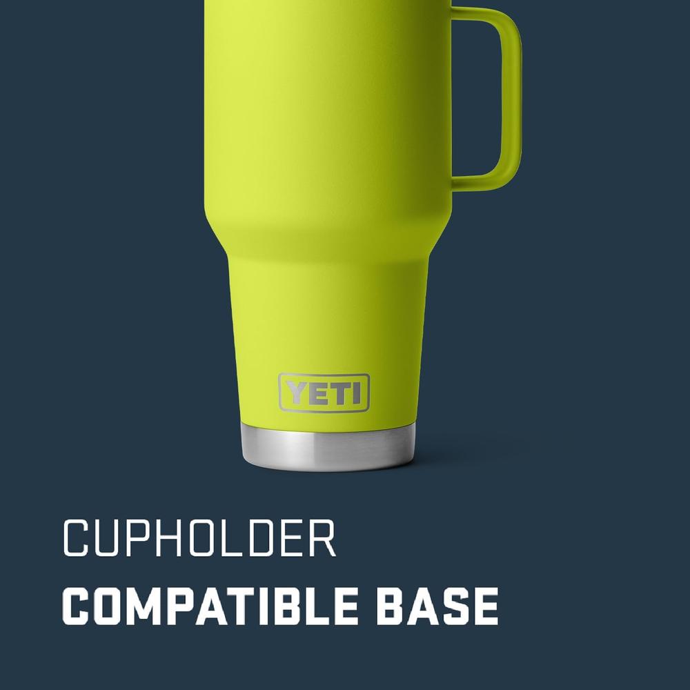 YETI RAMBLER VASO DE 30 OZ DE ACERO INOXIDABLE Y TAPA STRONGHOLD | VERDE LIMA - 3