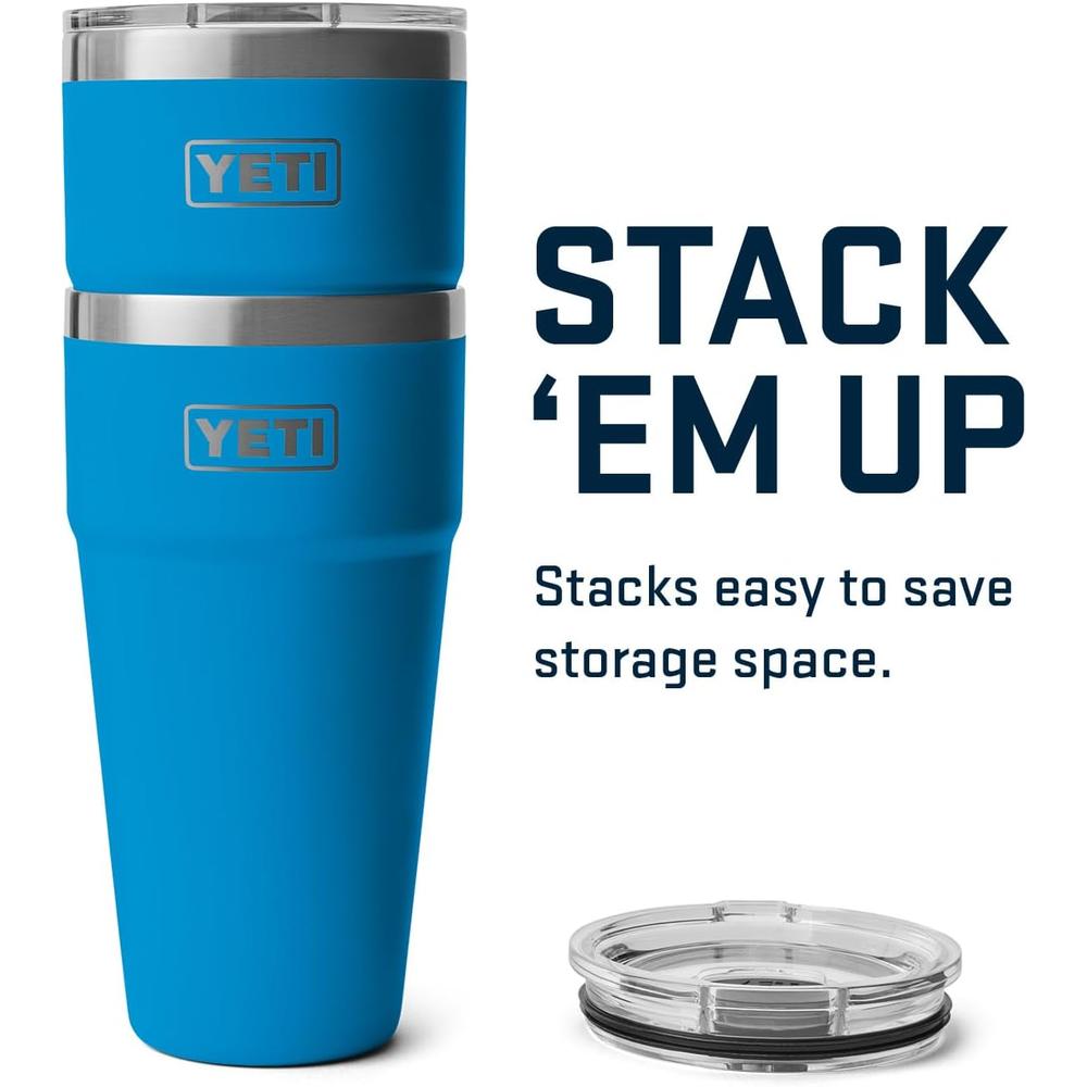 YETI RAMBLER VASO DE 30 OZ DE ACERO INOXIDABLE CON TAPA MAGSLIDER | AZUL - 6