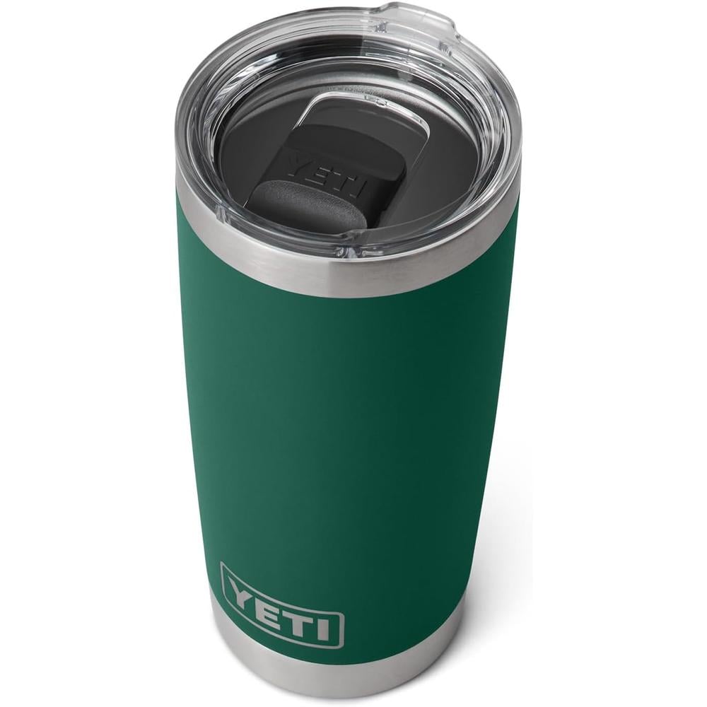 YETI RAMBLER VASO DE 20 OZ DE ACERO INOXIDABLE CON TAPA MAGSLIDER | VERDE OSCURO - 1