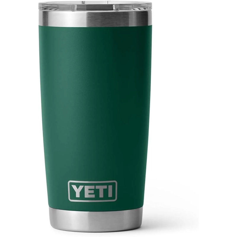 YETI RAMBLER VASO DE 20 OZ DE ACERO INOXIDABLE CON TAPA MAGSLIDER | VERDE OSCURO - 3